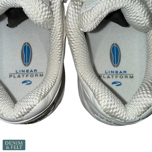 Brooks Addiction Walker Men’s White Leather Shoes Size 9 Wide 2E Comfort Walking main image 10